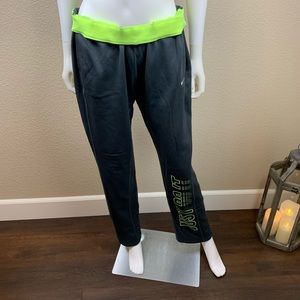 Nike Fleece Zip Ankle Zip Gray Neon 